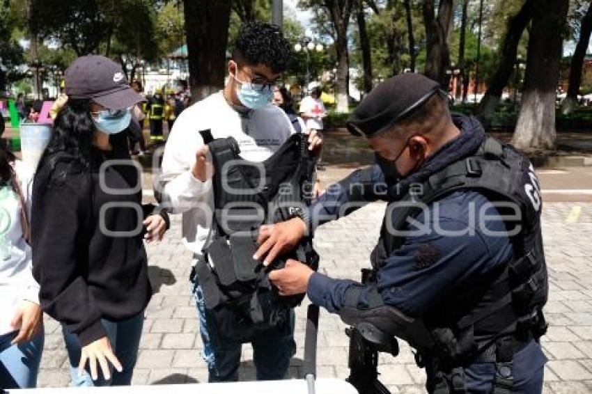 TLAXCALA . SIMULACRO DE SISMO 