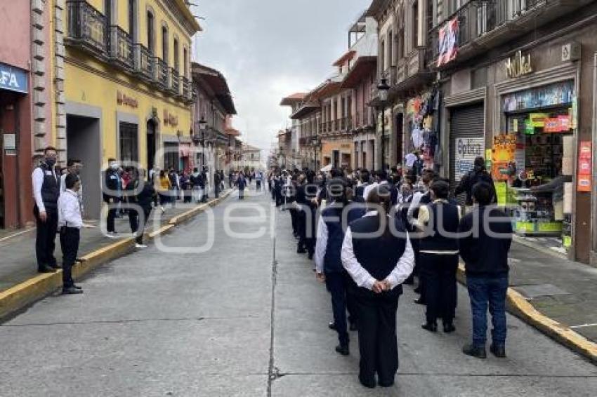 SIMULACRO DE SISMO . TEZIUTLAN