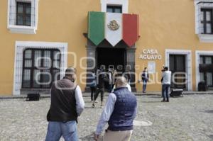 SIMULACRO SISMO . CASA AGUAYO