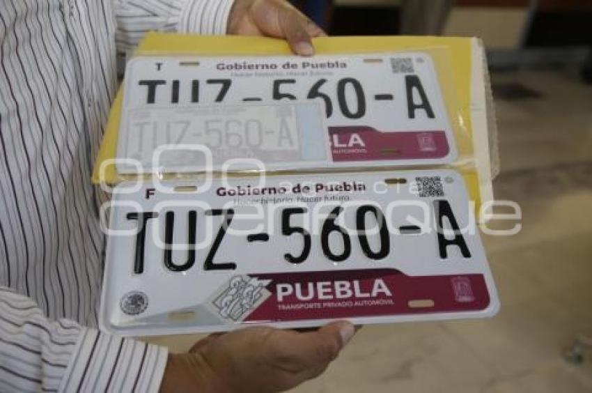 CANJE DE PLACAS