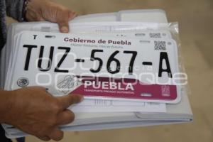 CANJE DE PLACAS