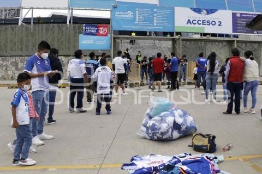 FÚTBOL . CLUB PUEBLA VS CRUZ AZUL