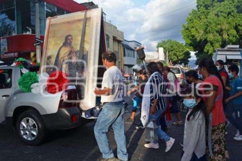 TEHUACÁN . ANTORCHA GUADALUPANA