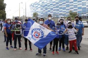 FÚTBOL . CLUB PUEBLA VS CRUZ AZUL