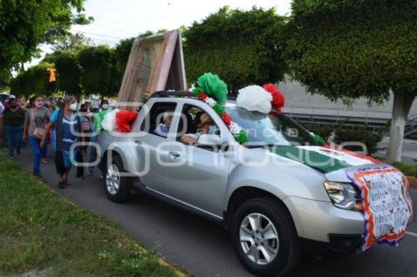 TEHUACÁN . ANTORCHA GUADALUPANA