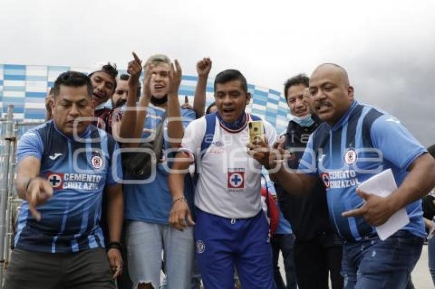 FÚTBOL . CLUB PUEBLA VS CRUZ AZUL