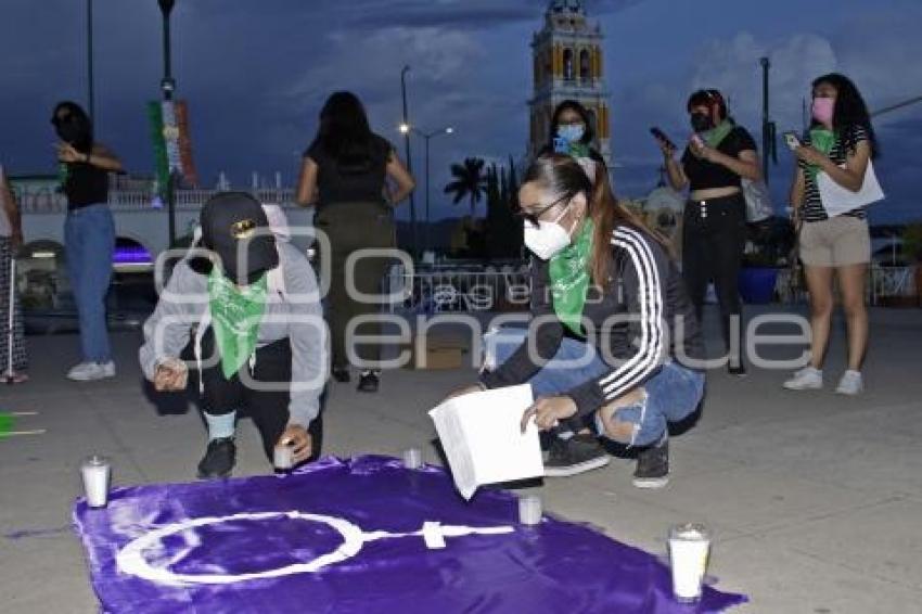 ACATLÁN . PROTESTA ABORTO