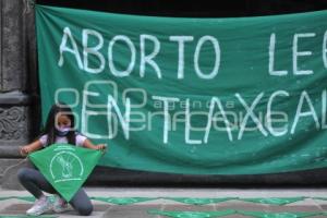 TLAXCALA . PROTESTA ABORTO