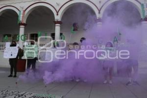 ACATLÁN . PROTESTA ABORTO