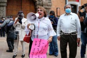 TLAXCALA . MANIFESTACIÓN TRABAJADORES