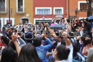 TLAXCALA . MANIFESTACIÓN TRABAJADORES