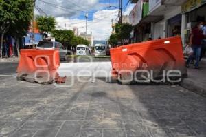 TEHUACÁN . REDUCTORES DE VELOCIDAD