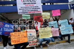 TLAXCALA . MANIFESTACIÓN TRABAJADORES