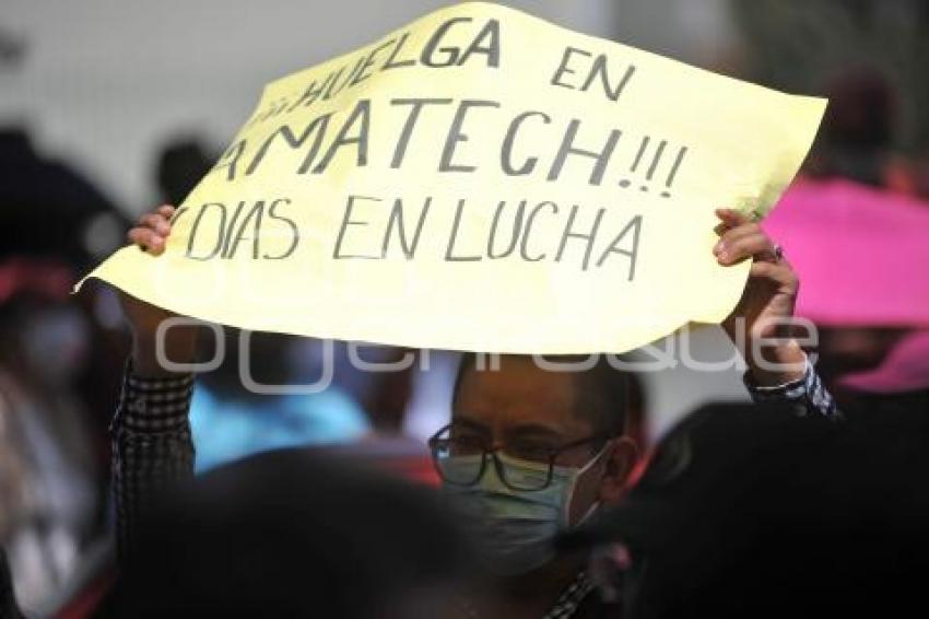 TLAXCALA . MANIFESTACIÓN TRABAJADORES