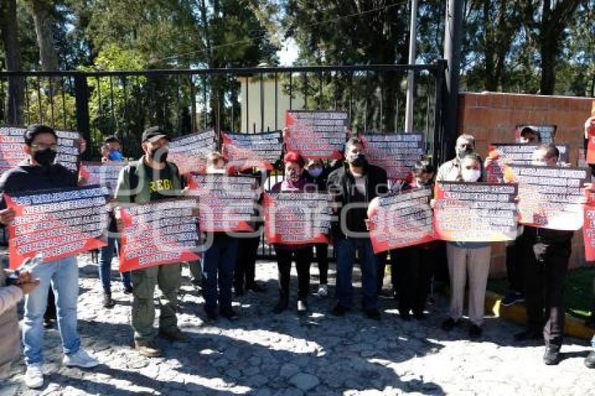 TLAXCALA . MANIFESTACIÓN TRABAJADORES