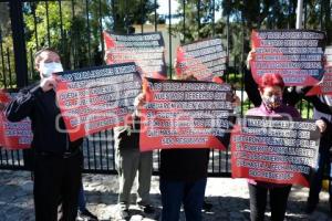 TLAXCALA . MANIFESTACIÓN TRABAJADORES