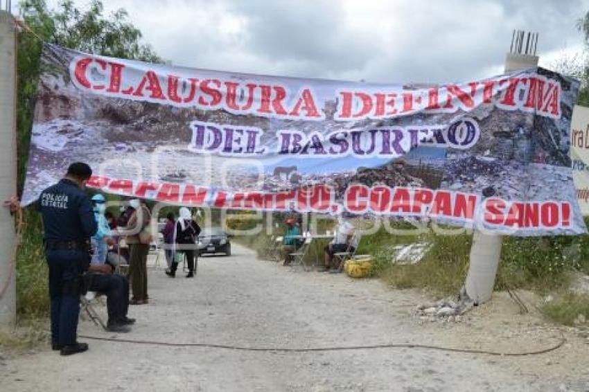 TEHUACÁN . CLAUSURA RELLENO SANITARIO