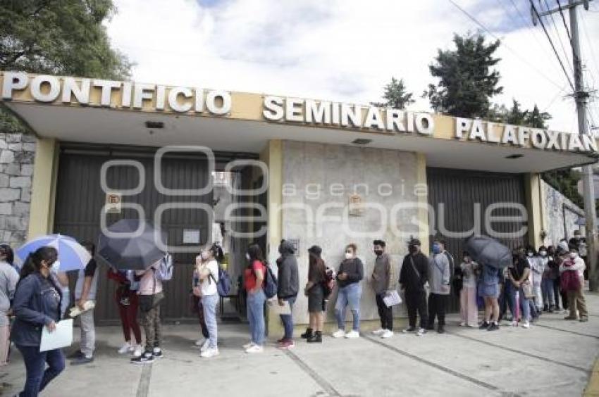 VACUNA COVID-19 . SEMINARIO PALAFOXIANO