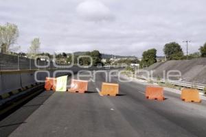 CIERRE AUTOPISTA MÉXICO-PUEBLA