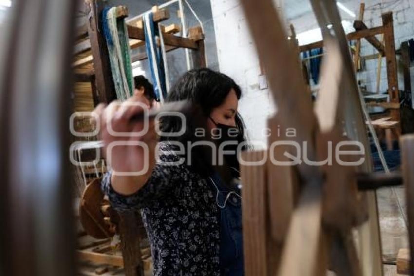 TLAXCALA . FABRICACIÓN REBOZOS