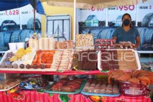 TEHUACÁN . VENTAS DÍA DE MUERTOS