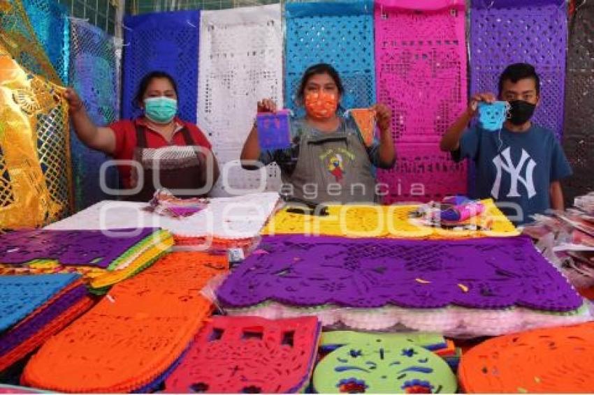 TEHUACÁN . VENTAS DÍA DE MUERTOS