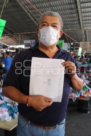 TEHUACÁN . MANIFESTACIÓN LOCATARIOS