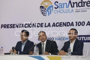 SAN ANDRÉS CHOLULA . AGENDA 100 ACCIONES