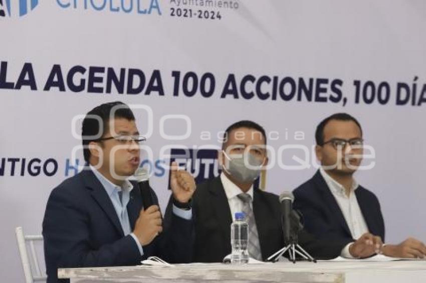 SAN ANDRÉS CHOLULA . AGENDA 100 ACCIONES