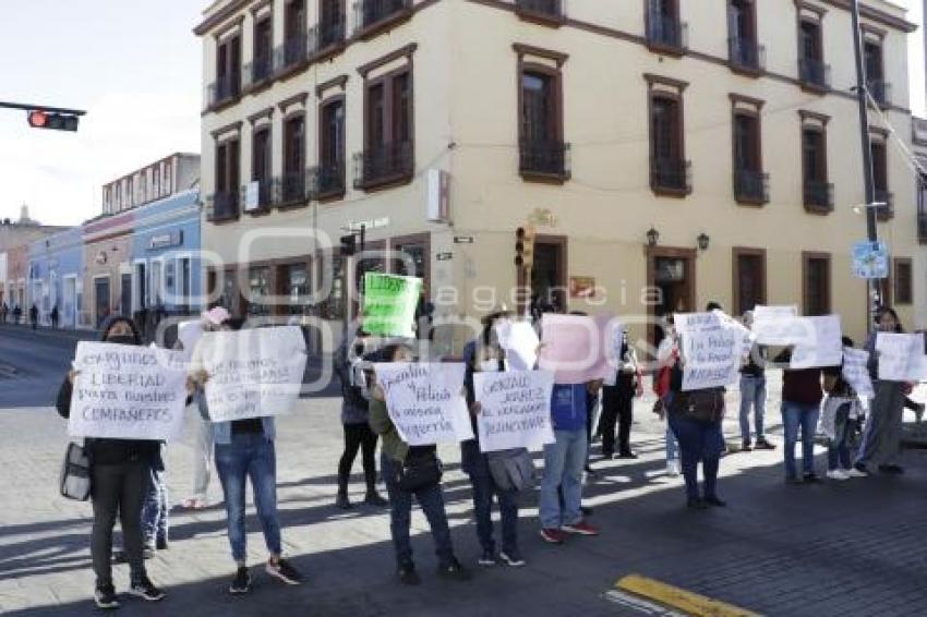 SINDICATO DEL AYUNTAMIENTO . MANIFESTACIÓN