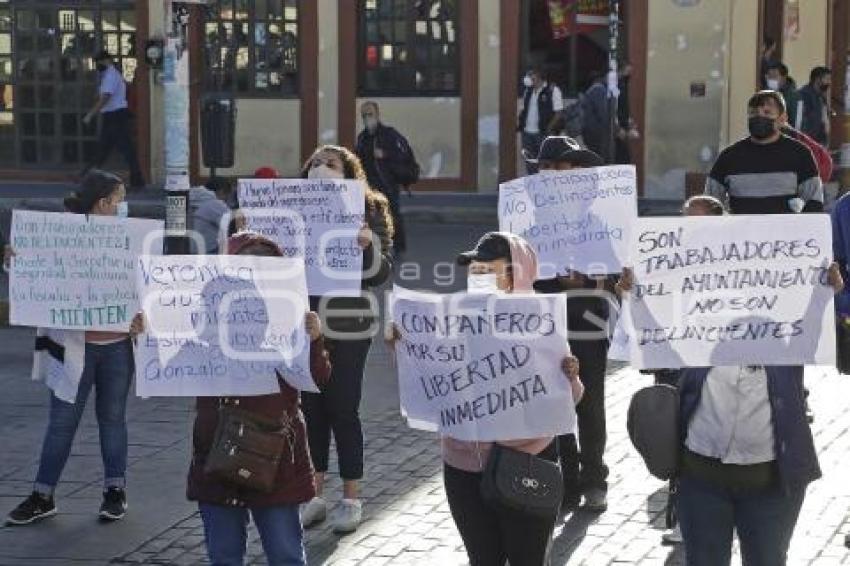 SINDICATO DEL AYUNTAMIENTO . MANIFESTACIÓN