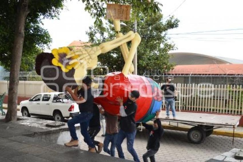 ATLIXCO . CATRINAS MONUMENTALES