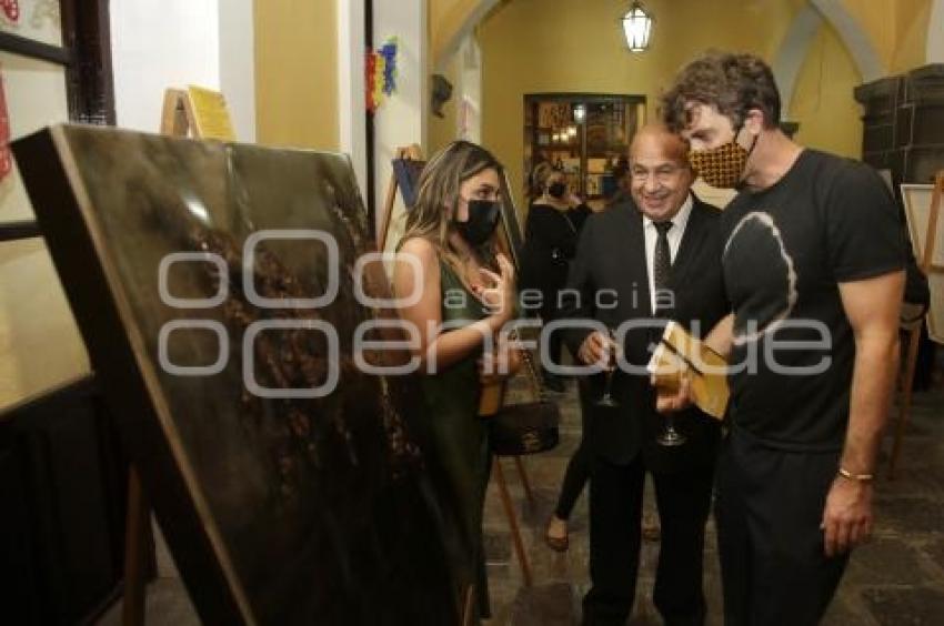 EXPOSICIÓN . DE LA POESIA AL LIENZO