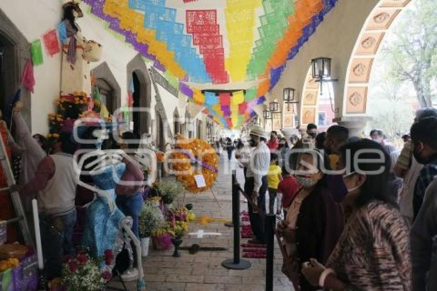 TLAXCALA . OFRENDA FEMINICIDIOS