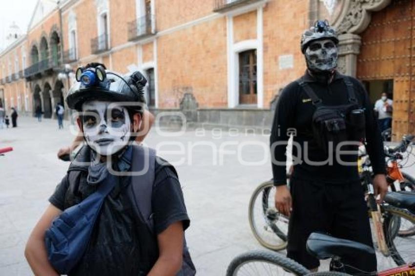 TLAXCALA . RODADA CICLISTA