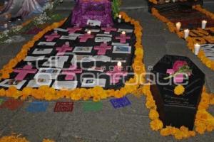 FEMINICIDIOS . OFRENDA