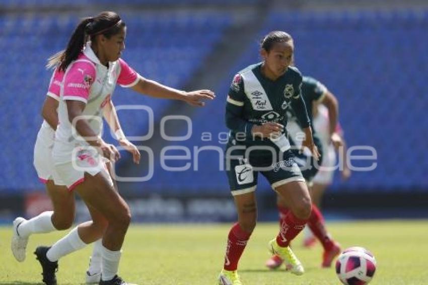 FÚTBOL FEMENIL . CLUB PUEBLA VS GUADALAJARA