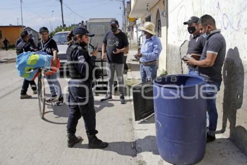 SAN PABLO XOCHIMEHUACÁN . TOMA CLANDESTINA