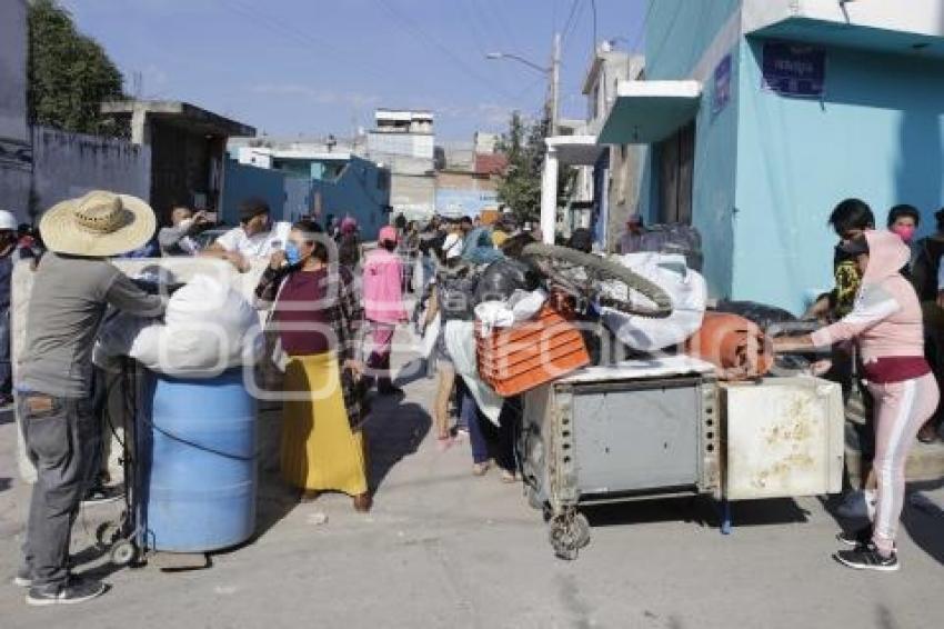 SAN PABLO XOCHIMEHUACÁN . TOMA CLANDESTINA