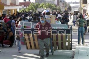 SAN PABLO XOCHIMEHUACÁN . TOMA CLANDESTINA