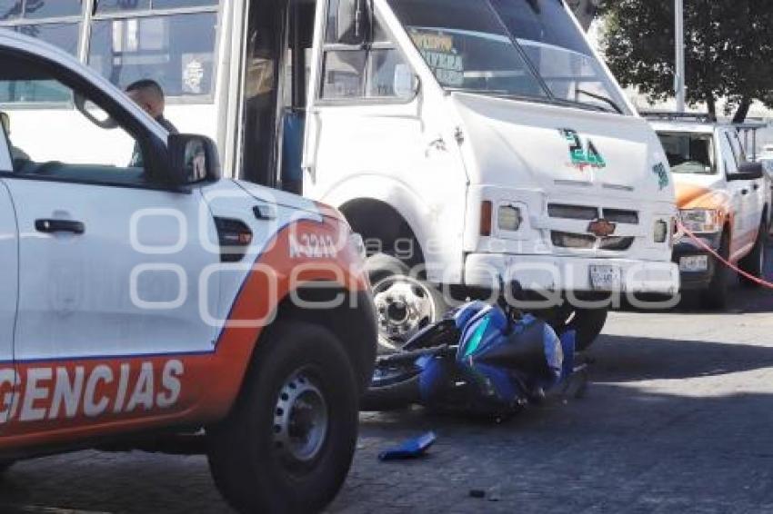 MOTOCICLISTA ATROPELLADO