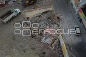 TLAXCALA . CAE BARDA EN CHIAUTEMPAN