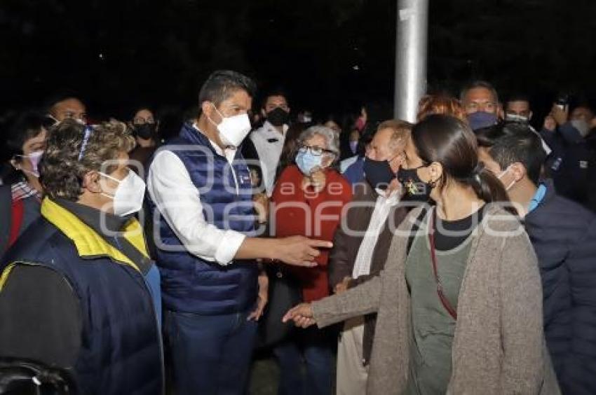 EDUARDO RIVERA . CAMINATA POR LA SEGURIDAD