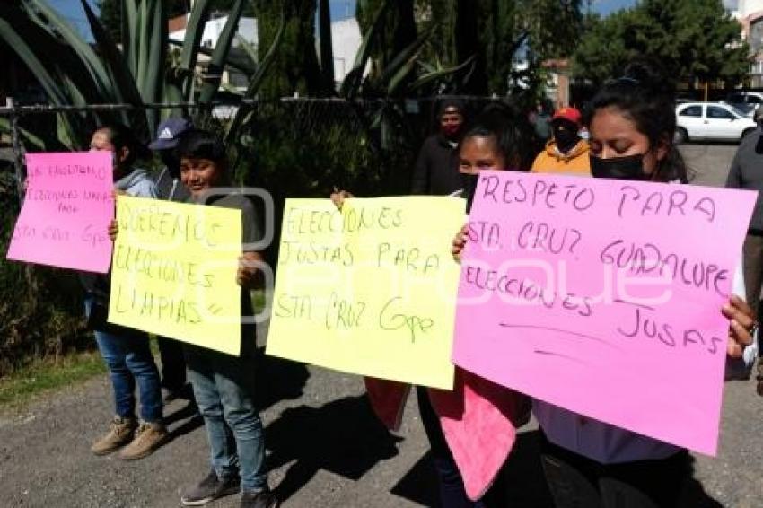 TLAXCALA . MANIFESTACIÓN INE