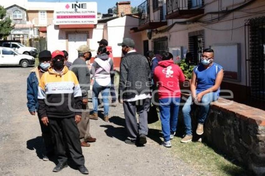 TLAXCALA . MANIFESTACIÓN INE