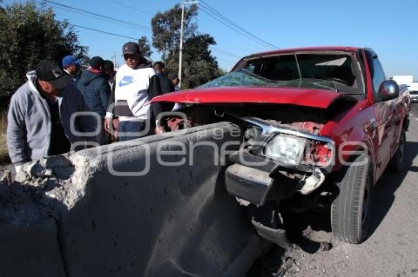 ACCIDENTE AUTOPISTA PUEBLA-ORIZABA