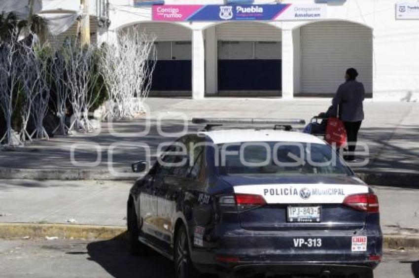 ASALTO . OFICINAS AMALUCAN
