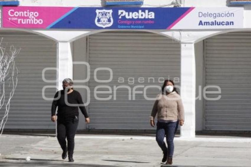 ASALTO . OFICINAS AMALUCAN