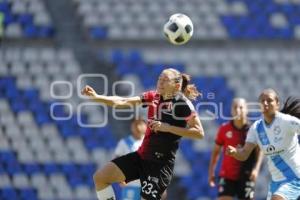 FÚTBOL FEMENIL . CLUB PUEBLA VS ATLAS