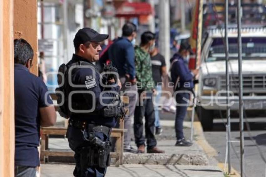 SEGURIDAD . SAN LORENZO ALMECATLA